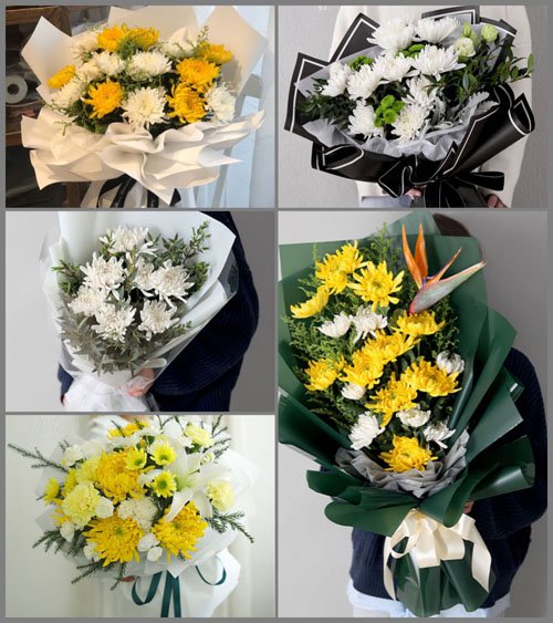 山西晋中寿阳县解愁乡解愁村白事花束代送